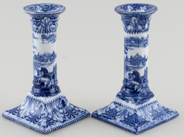 Candlesticks pair of small c1920s